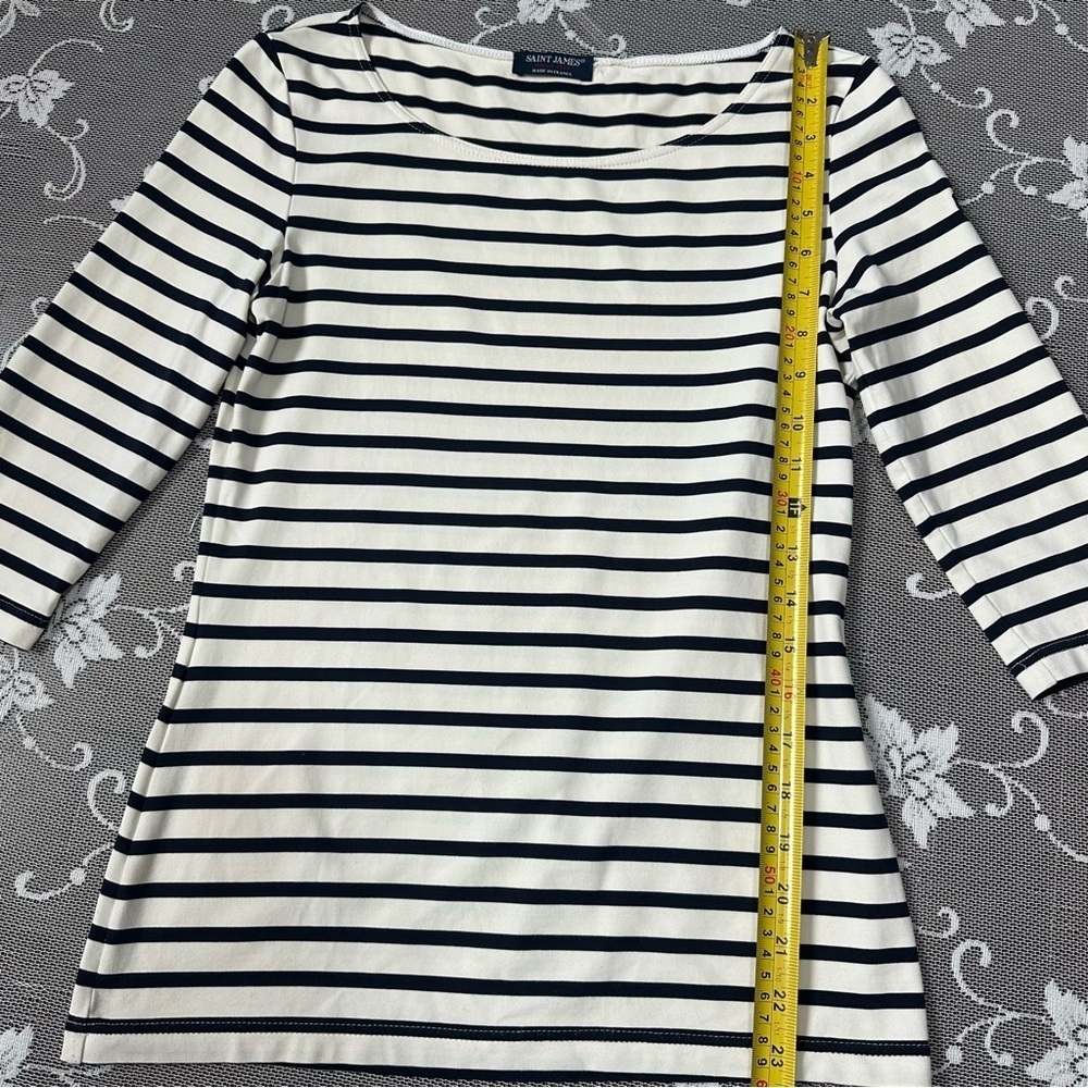 Saint James Garde Cote Nautical Striped  Top - Picture 7 of 9
